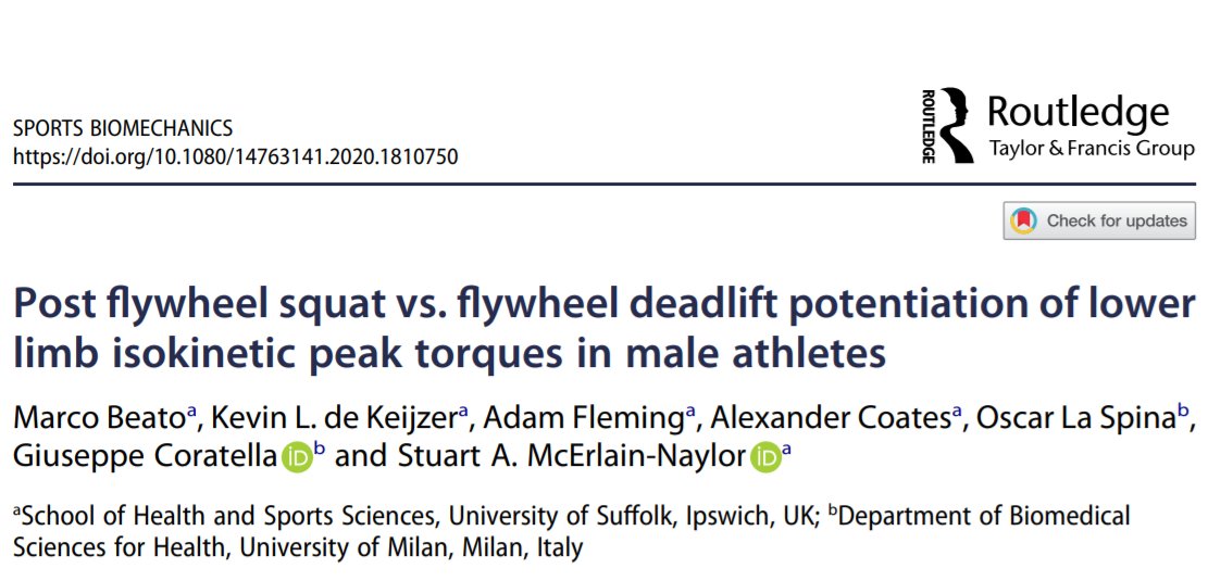 biomechstu's tweet photo. New #flywheel PAPE study now online in @sportsbiomechj 

🔗 https://t.co/MWssDbhn2L 

Great work by @UOS_SportSci students @kevdekeijzer, @adamfleming98_ and @Alexcoates0528I, as well as Erasmus student Oscar La Spina. https://t.co/mM09q1CCA4