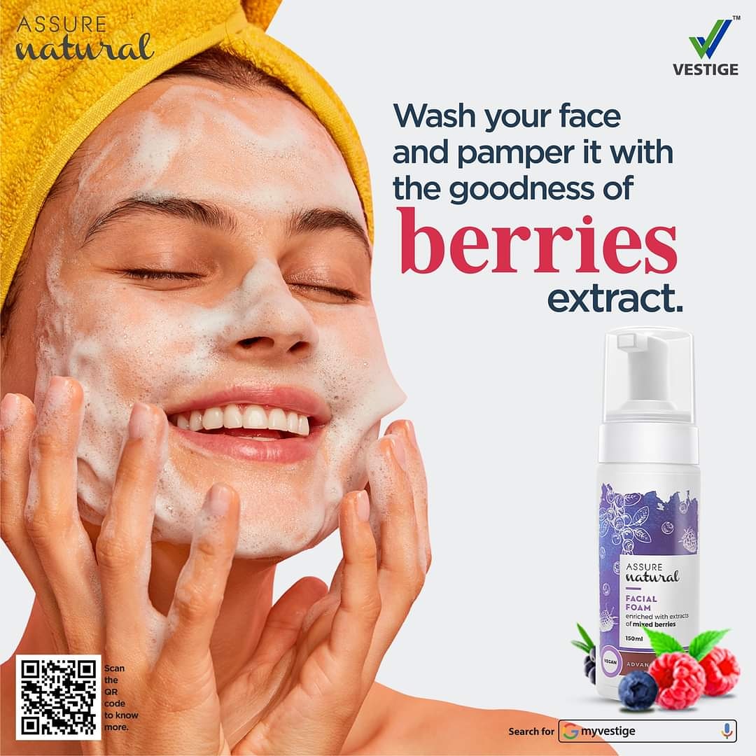 VESTIGE ASSURE NATURAL FACIAL FOAM

Enriched with extract of mixed #berries, assure #natural #facialfoam is a smooth gel based #formula designed to gently cleanse and #brighten the #skin.

Call: 9818297530

#boycottfrenchproduct #MIvsRCB #AmazonSpecialsRedmiNote9 #MIvsRCB