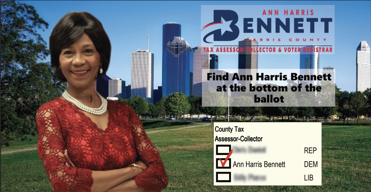 voteannbennett's tweet photo. 3 days left of early voting. Take advantage of the extended hours and vote today. Polls close at 10pm tonight. #VoteBlue https://t.co/v7xYLZRAHP