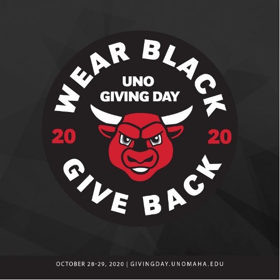 Good morning Black Excellence,

Get ready to #WearBlackGiveBack today and tomorrow (noon to noon)! You can help support Black Excellence by donating at givingday.unomaha.edu/organizations/…. All donations received will go towards a community service project that we will be doing in the Spring!