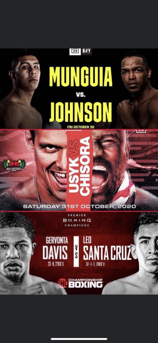 Great fights this weekend 🥊🥊🥊