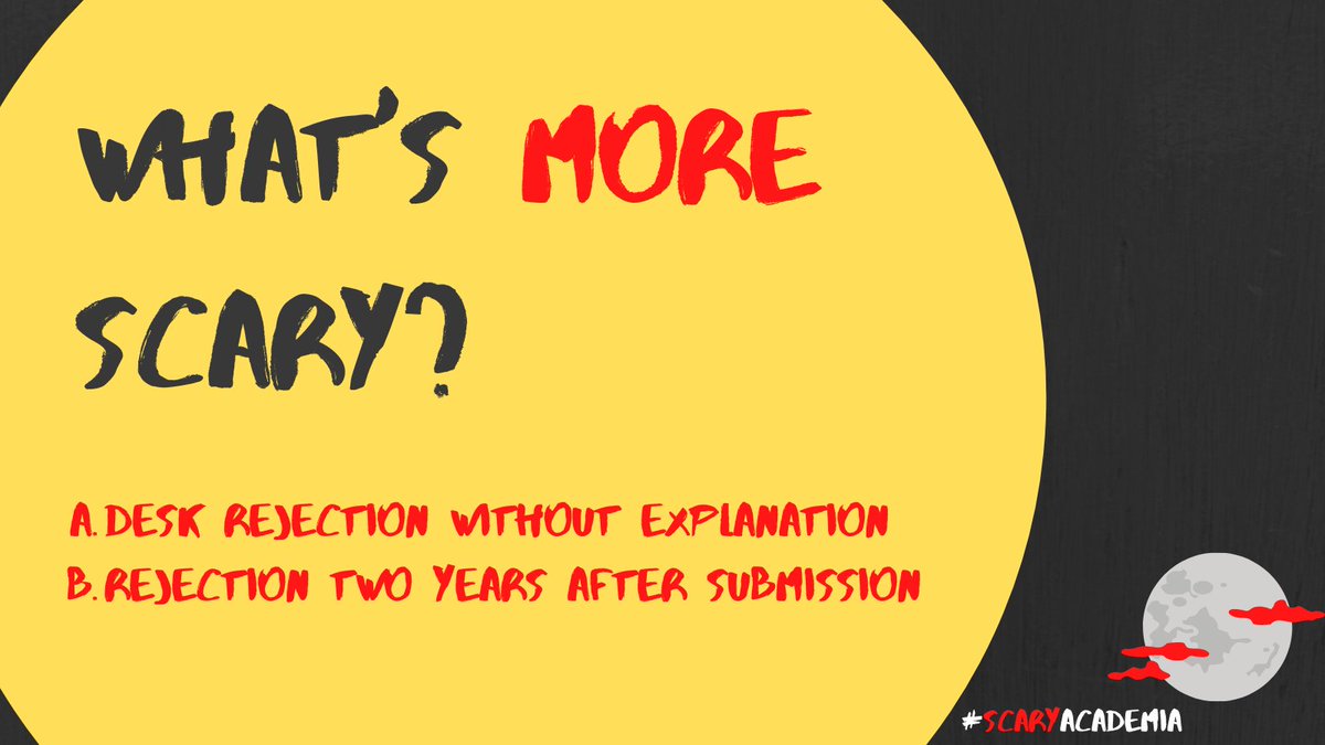 Editage's tweet photo. What indeed? 😱

#deskRejection #peerReview #sciTwitter #phdChat #ecrChat #academicTwitter #scaryAcademia #Halloween https://t.co/fi8kxh8iaI