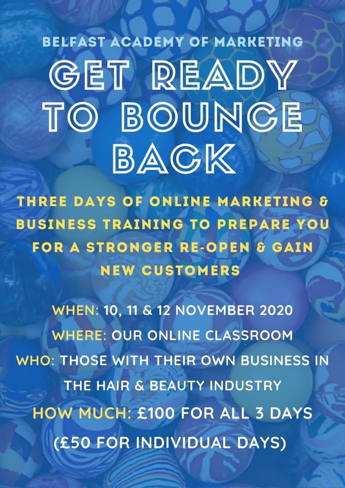 BAMBelfast's tweet image. Work in the #Hair &amp;amp; #Beauty industry? This is just the thing for you! belfastacademyofmarketing.co.uk/product/sme-ma…