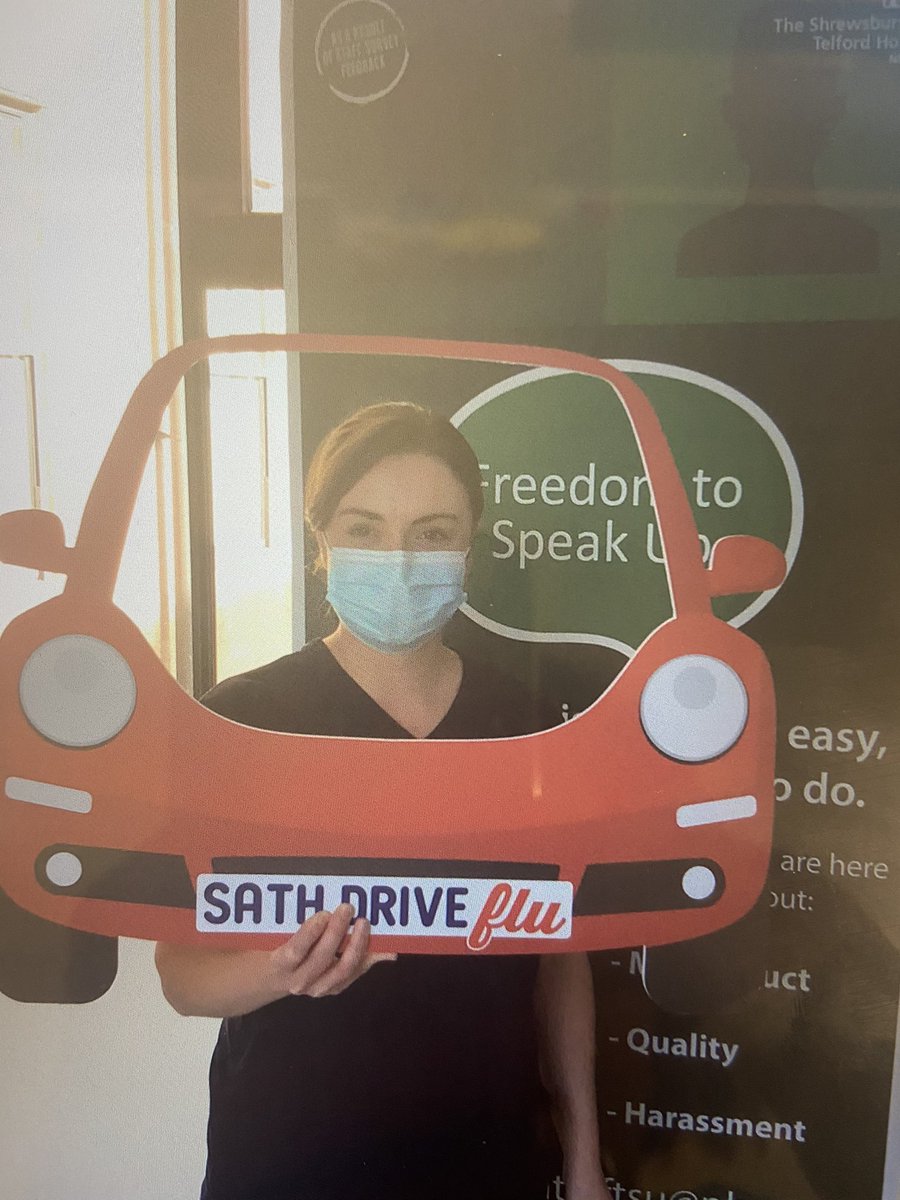Keep protecting yourself, your patients and family <a href="/sathNHS/">SaTH</a> #driveflu 😷🥤🚗💉