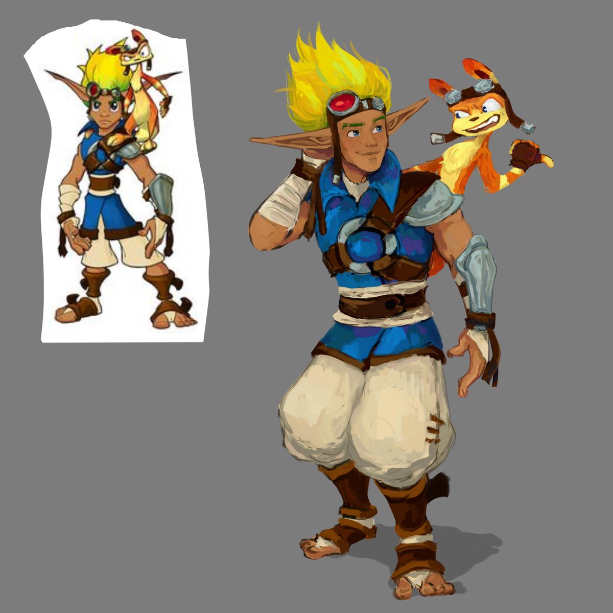 #JakAndDaxter #fanart #Jak #Daxter It's kinda messy But I've work...