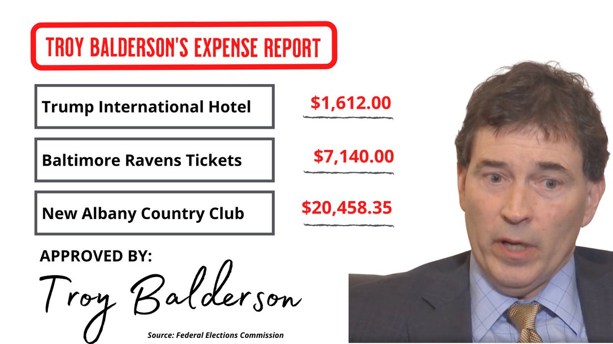 ✨Alaina Shearer ✨ (@alainashearer) on Twitter photo Wow. This is shocking.
While he's been ignoring the people of his District, <a href="/RepBalderson/">Congressman Troy Balderson</a> has been having a blast courting corporate donors.
Help us defeat him next week with whatever you can chip in: tinyurl.com/alaina2020
#byebyebalderson Wow. This is shocking.
While he's been ignoring the people of his District, <a href="/RepBalderson/">Congressman Troy Balderson</a> has been having a blast courting corporate donors.
Help us defeat him next week with whatever you can chip in: tinyurl.com/alaina2020
#byebyebalderson
