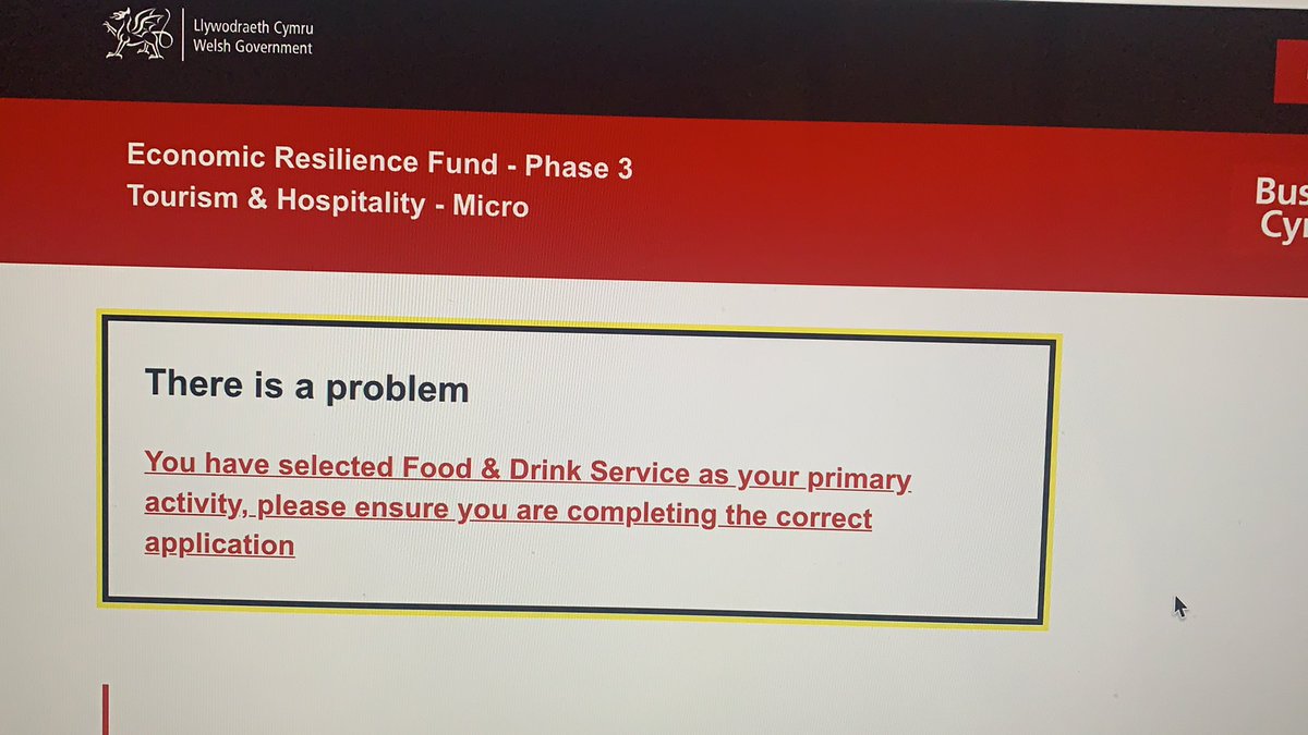 Anyone facing this issue? Please help <a href="/BusinessinWales/">Business in Wales</a> <a href="/TheCFN/">Kirsty McGregor</a>   

#erfphase3 #covid #businessinwales