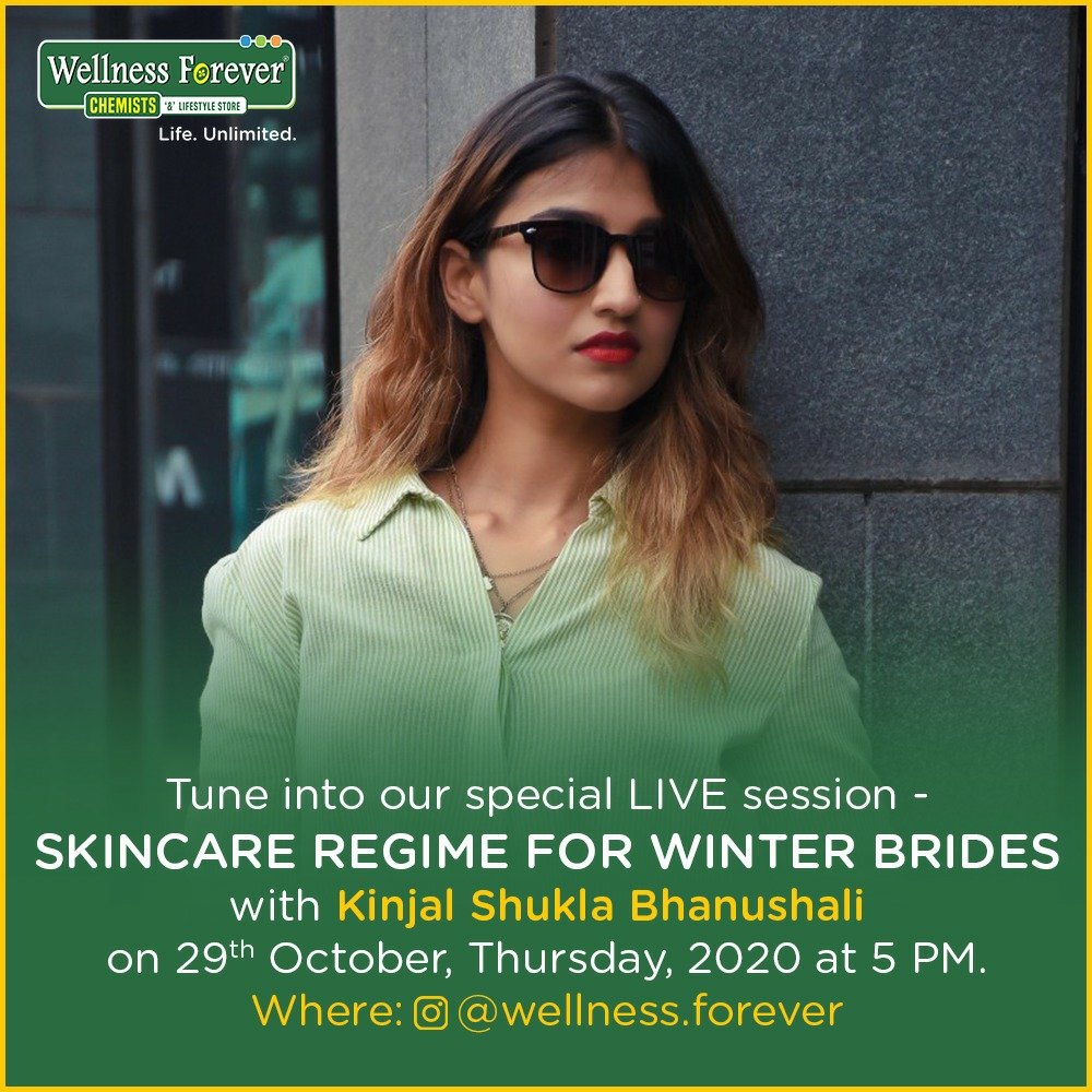 wellness_24X7's tweet photo. #Ceramides- This elixir of youth maintains the tensile nature of your skin while protecting it from pollution. To know more about such magic ingredients tune into our LIVE session- #Skincare regime for #WinterBrides with Kinjal Shukla Bhanushali on 29th October, Thursday at 5 PM! https://t.co/ue2PD7ekz8