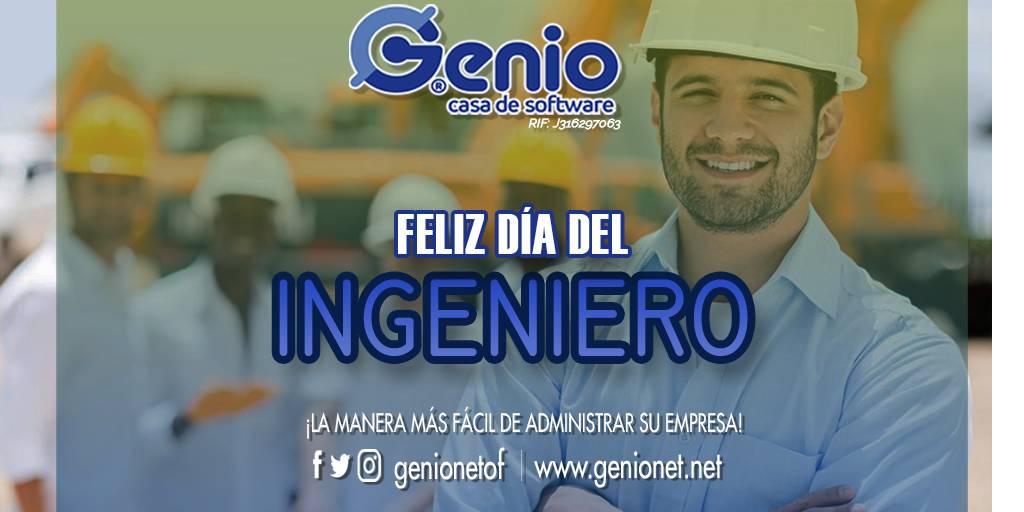Cada 28 de octubre desde 1961, se celebra el Día del Ingeniero. En esta fecha se fundó el Colegio de Ingenieros de nuestro país, misma entidad que instucionalizó esta celebración en honor a los profesionales de la ingeniería en todas sus ramas. 

¡FELIZ DÍA! ⛑  #SOMOSGENIO