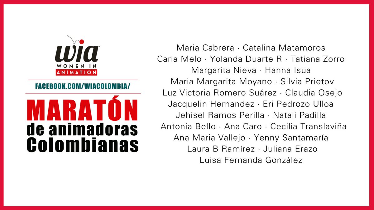 AsifaColombia's tweet photo. Hoy en el día mundial de la animación tenemos desde WIA Colombia una hermosa selección de cortos de creadoras colombianas. Watch party disponible sólo hoy, ¡No te la pierdas!

https://t.co/0vndHGWqPo https://t.co/91kcAey1nB