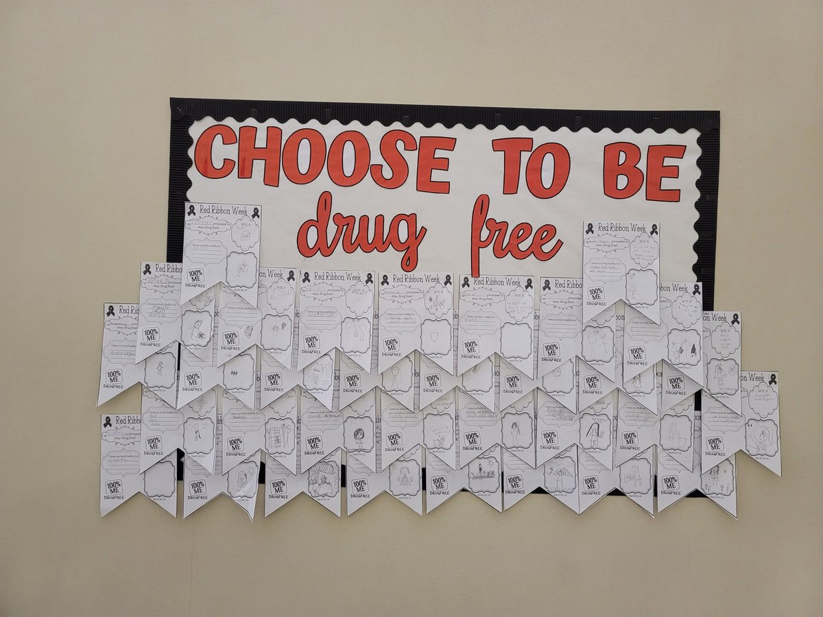 MrsKatWilson's tweet photo. @ChancellorComet we say BOOOO to drugs at our school! #onealief #redribbonweek #drugfreeisthewaytobe @AliefISD https://t.co/zUJXey4IDZ