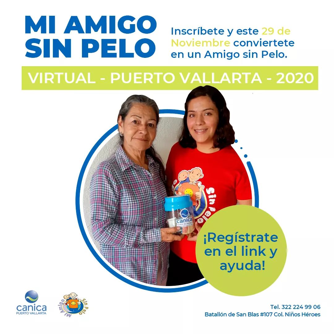 ¡Mi Amigo Sin Pelo se acerca cada día más! ✨ Todavía puedes participar y ayudar a los niños que más lo necesitan. Ingresa al link: forms.gle/Ls1CFosqqc9gbZ…
Para más información llama al 3222249906 y 3292232276