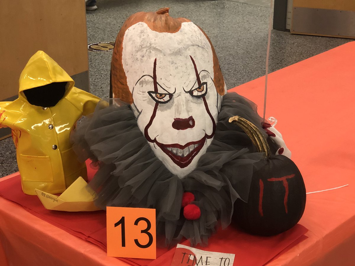 Lisha Kill is holding a pumpkin decorating contest to support the Regional Food Bank.  Here are some of the entries.