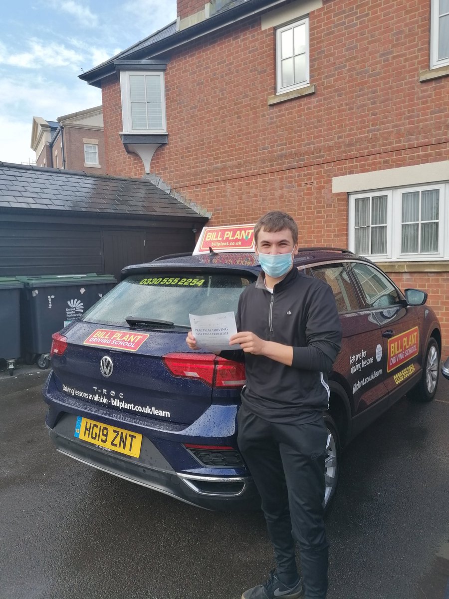 Well done Mackenzie on your pass this afternoon in Dorchester, stay safe out there and enjoy driving to work!