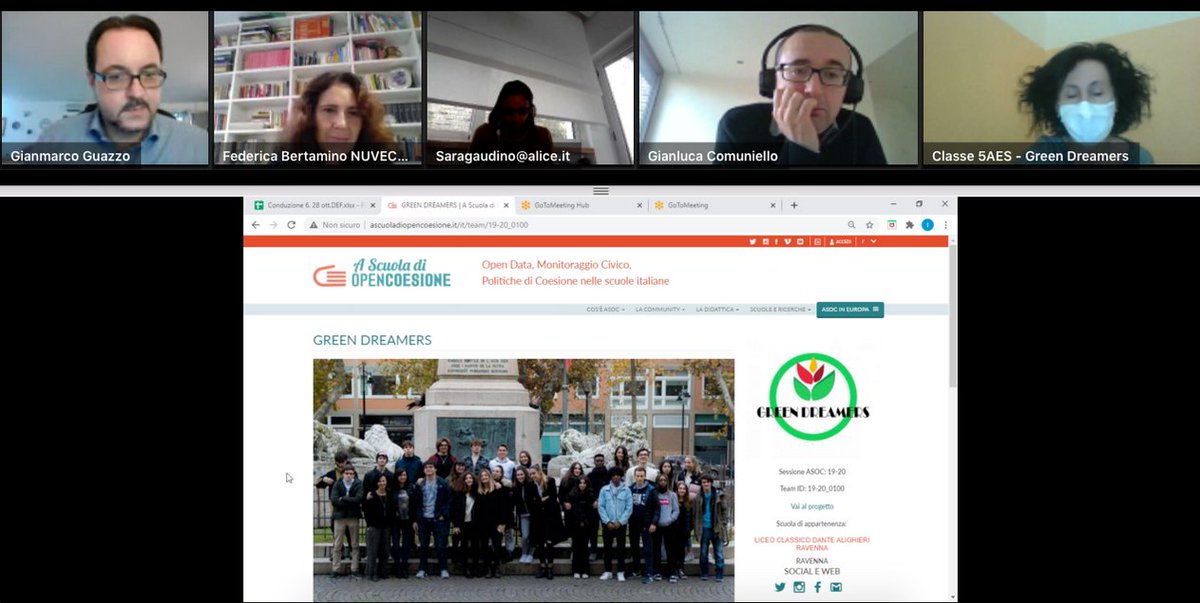 ascuoladioc's tweet photo. "#ASOCTalk - uno spazio di confronto con le Istituzioni”, uno speciale momento di scambio per i team #ASOC1920 premiati! Oggi è stata la sesta mattinata di dialogo a tema #RICERCAEINNOVAZIONE 🧐📌 assieme agli studenti del @robotikteam, @dreamers_green e @RobopharmTeam  :) https://t.co/Fc2cCP9jRq