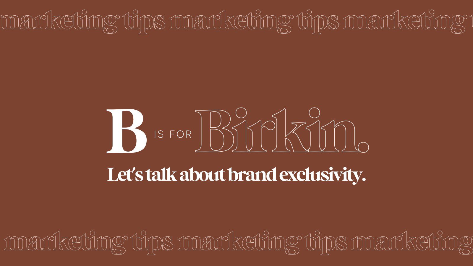 CULT Creative Agency on Twitter "Today we will talk briefly about the infamous Birkin bag by