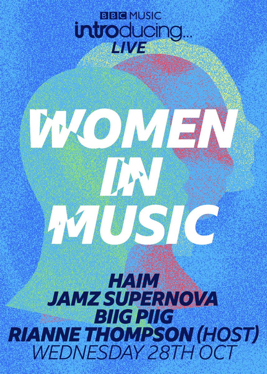 Introducing LIVE (@introducing20) on Twitter photo Tonight's Headline Panel for #IntroducingLive: WOMEN IN MUSIC
Featuring <a href="/jamzsupernova/">jamzsupernova</a>, Este from <a href="/HAIMtheband/">HAIM</a>, Jess <a href="/BiigPiigMusic/">Biig Piig</a> and hosted by <a href="/Rianne_Thompson/">Rianne Kate Thompson</a>
Watch from 6pm: bbc.com/introducinglive Tonight's Headline Panel for #IntroducingLive: WOMEN IN MUSIC
Featuring <a href="/jamzsupernova/">jamzsupernova</a>, Este from <a href="/HAIMtheband/">HAIM</a>, Jess <a href="/BiigPiigMusic/">Biig Piig</a> and hosted by <a href="/Rianne_Thompson/">Rianne Kate Thompson</a>
Watch from 6pm: bbc.com/introducinglive