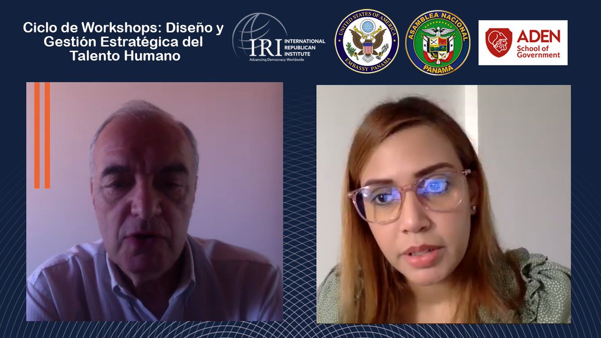 IRI_es's tweet photo. En #Panama 🇵🇦 @asambleapa🏛️@CamaraInternac2 contruyen propuestas para el fortalecimiento de procesos de #TalentoHumano💼 con los expertos Dra. @KalyLore y Dr. Daniel Cucchi de @ADENGovernment. Organiza: @IRI_es con apoyo @USEmbPAN🇺🇸 https://t.co/Q7YdQF0Z60