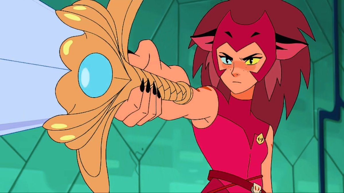 Season 18: Returns the Sword of protection to Adora and let's Glimmer and her escape. Anyone can argue she did this to get back after SW. But she ultimately chose to help Adora, while knowing it was risky.