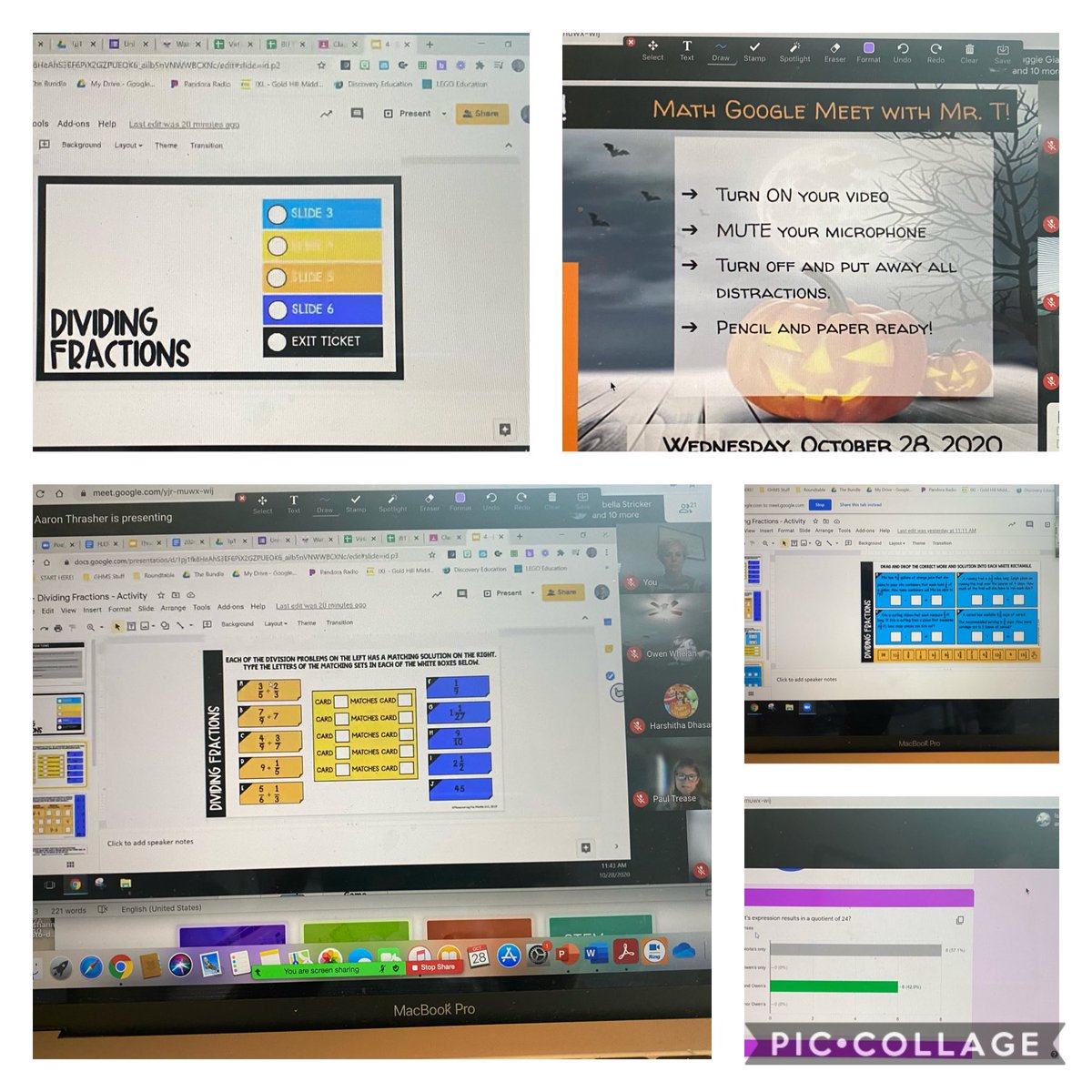 Mr. Thrasher’s students are rocking breakout rooms! Great teamwork and collaboration. ⁦<a href="/DiscoveryEd/">Discovery Education</a>⁩ ⁦<a href="/FortMillSD/">Fort Mill School District</a>⁩ ⁦<a href="/GHMSBulldogs/">GHMS Bulldogs</a>⁩