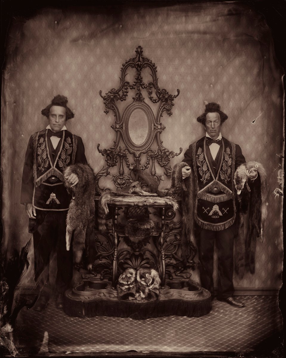 Jewseum's tweet image. Looking for last-minute #Halloween inspiration? Check out the mysterious exhibition "Predicting the Past: Zohar Studios, The Lost Years" and encounter the story of a nineteenth-century photographer, his intriguing clientele, and a collection of uncanny images. #OnViewNow 👻 🎃