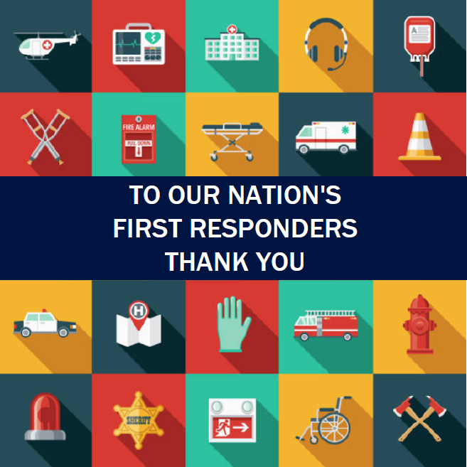MedCityHospital's tweet photo. Today marks National First Responders Day. On this day, we honor and thank paramedics, emergency medical technicians, police officers, firefighters and all of the other heroes who work to keep our communities and patients safe every day. https://t.co/C051UTEAT6