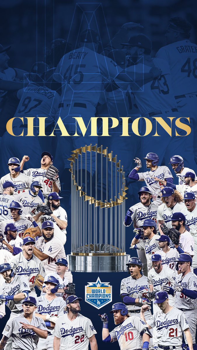 Los Angeles Dodgers on X: Change your wallpaper, champs