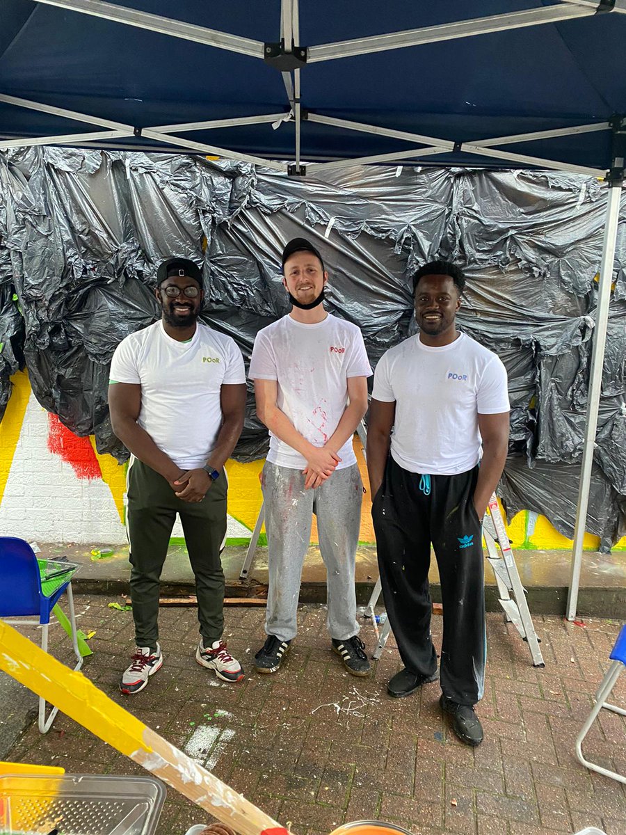 Poor_collective's tweet photo. Co-founders Ben, Larry and Matt sporting our new POoR tees! 

#power #out #of #restriction https://t.co/UOxAfrLwEu