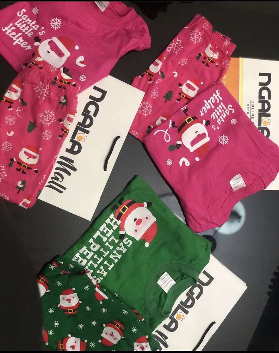 It’s 58 days to Christmas.Ngala Mall is your plug for “my first Christmas” outfits for babies, Christmas pajamas for toddlers, Christmas bibs, accessories & tutus. We’re taking preorders for the next 2 weeks.