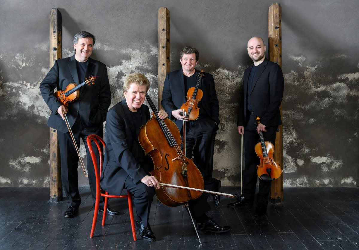 HullChamberMus's tweet photo. This is going to be an outstanding concert! Enjoy #Haydn, #Smetana and #Dvořák performed by the award-winning #Wihan Quartet. 

Premiere: tomorrow (Thu), 7.30pm - and if you miss it, you can always watch it until the end of November! We cannot wait! 🎶

https://t.co/zDFQX0mnfy https://t.co/4h3MTxzeww