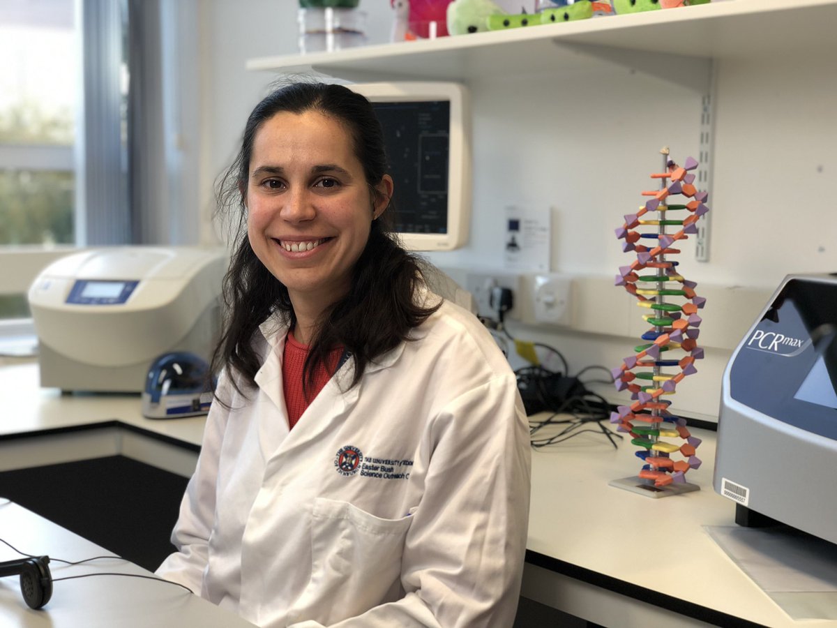 EBSOClab's tweet image. Today Judit, a @roslininstitute scientists, met with S2 &amp;amp; S3 @LasswadeScience pupils as part of the #MSFschools2020 programme! Live 📡 from @EBSOClab she talked about life in the lab, how she uses chromatography 🌈 and even did a demo!