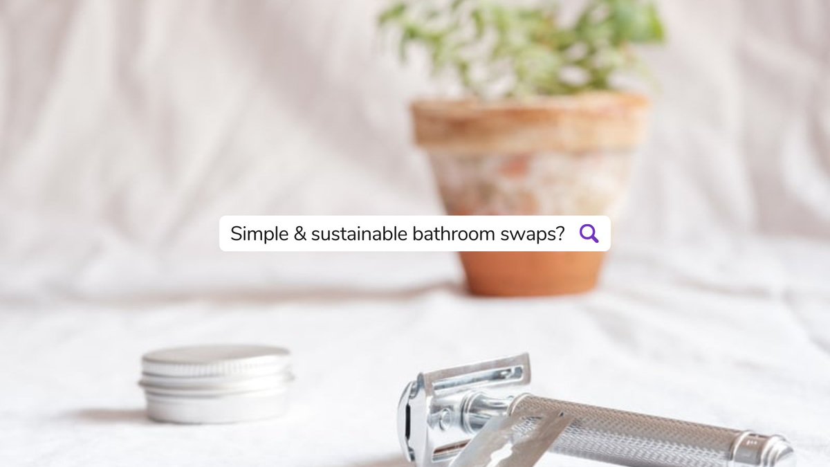 turnactionapp's tweet image. Simple and sustainable bathroom swaps in our latest IG post! We have a few brand recommendations for you as well. 

Check out the post here: l8r.it/Ttia

#sustainableliving #ecofriendly