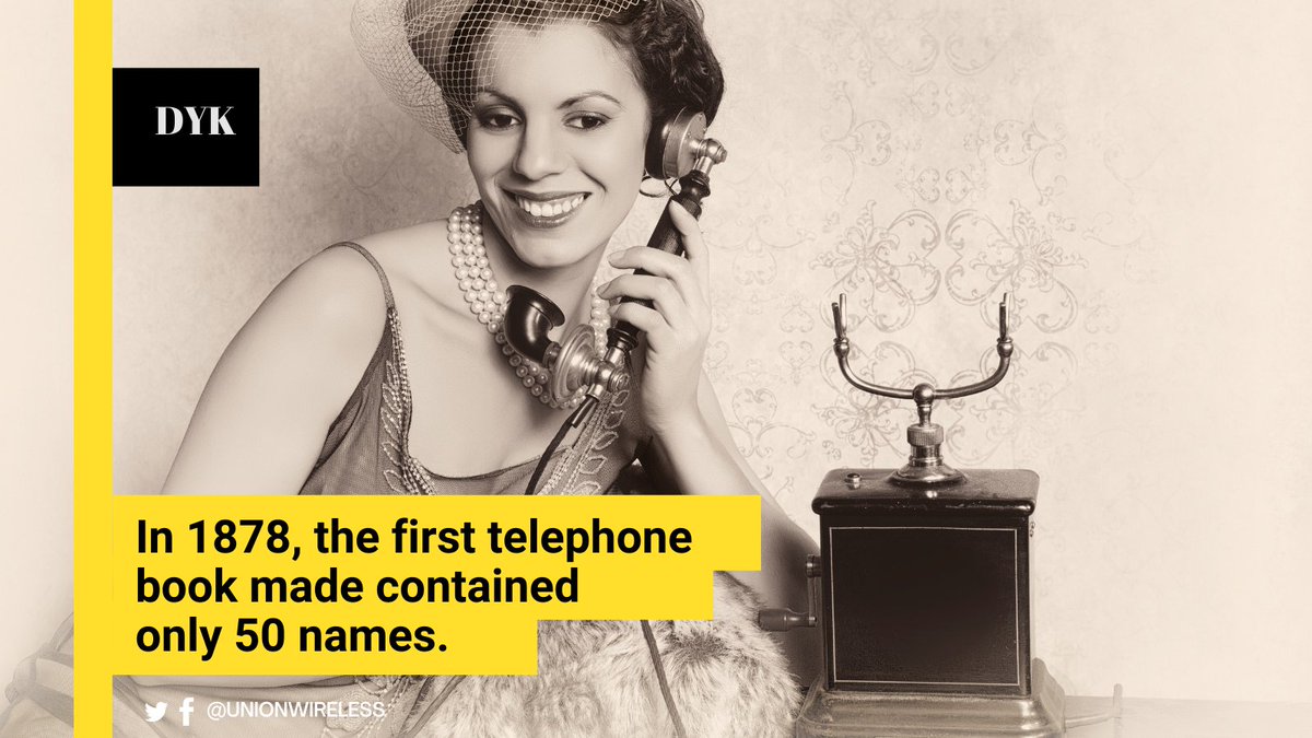 Fun facts to impress your friends with!
UnionWireless.com 👩🏼‍🎓
#UnionWireless
