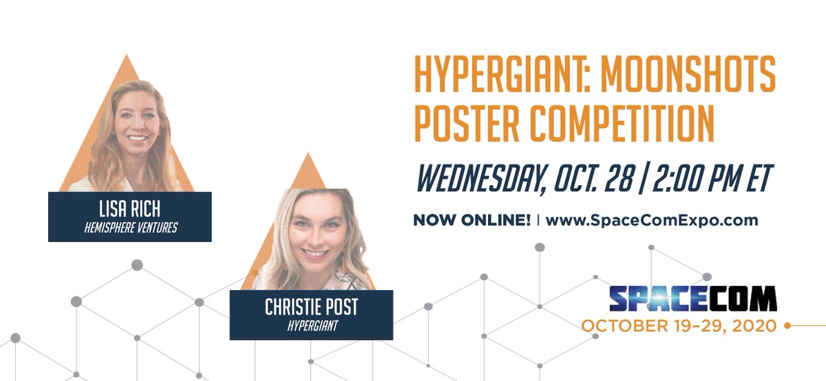 SpaceComExpo's tweet photo. IN ONE HOUR: Join us for our next special event. Register here: https://t.co/YEWBXpws4d #spacecom #spacecomexpo #spacecom2020 @hypergiant @christiepost #moonshots https://t.co/AiNENNHIjf