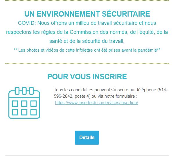 CJERDP's tweet photo. @insertechangus recrute pour sa cohorte du 23 novembre 2020 !

Critères de sélection et postes disponibles sur la publication.

Inscription à l'adresse suivante: https://t.co/gbog3ZEX1t https://t.co/9Rsy7IOk85