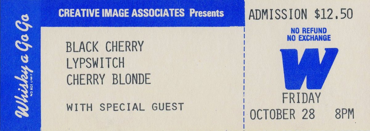 32 Years ago tonight at the Whisky... The special guest was the one and only Love/Hate.