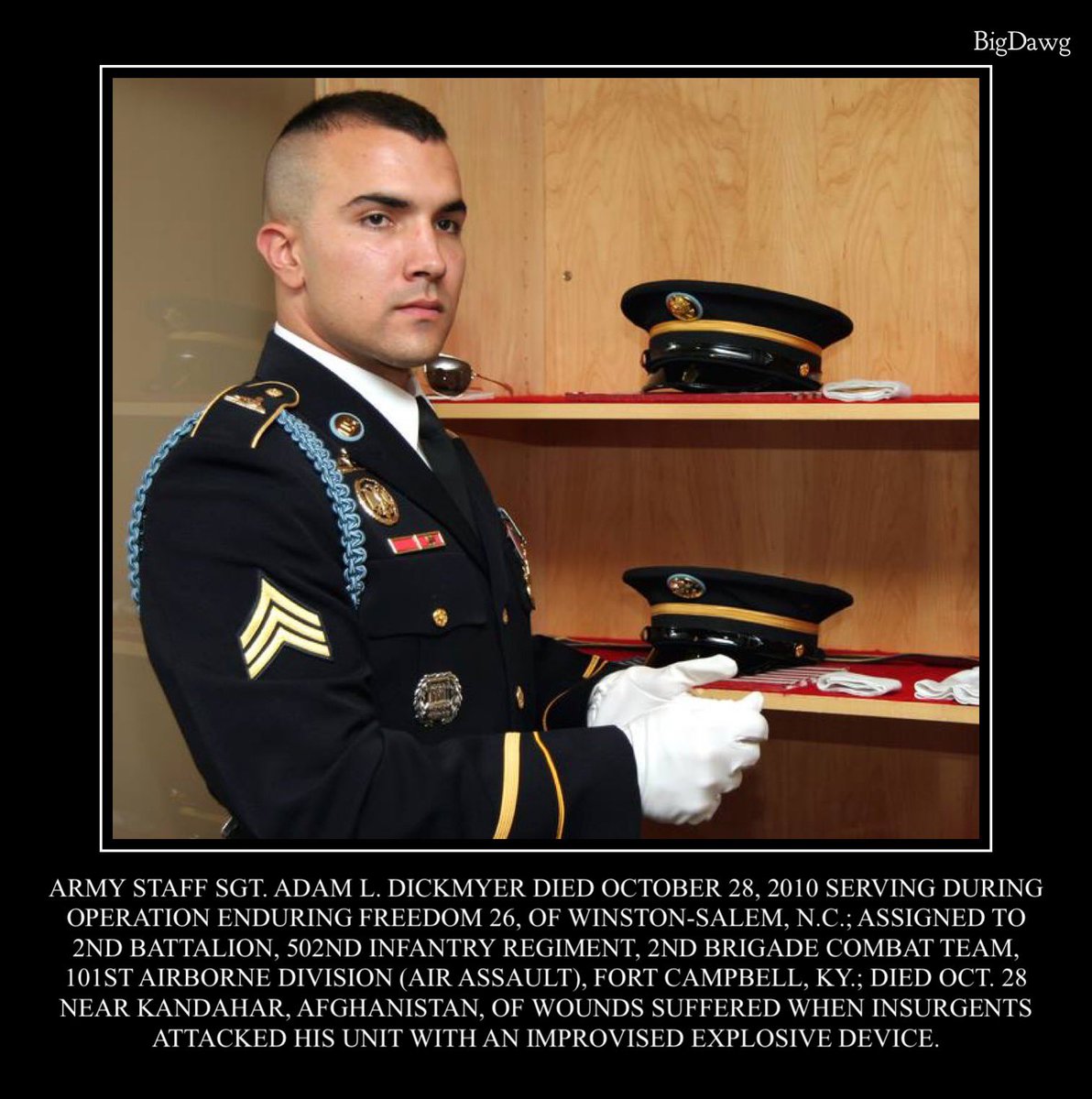 bigdawgjdub's tweet image. “They Say no man is truly Dead until he is Forgotten, so Today I say your name so you are not.”
#nooneleftbehind #nooneforgotten #thepriceoffreedom #rememberthefallen #resteasywarrior #goldstarfamilies #thankyouforyourserviceandsacrifice