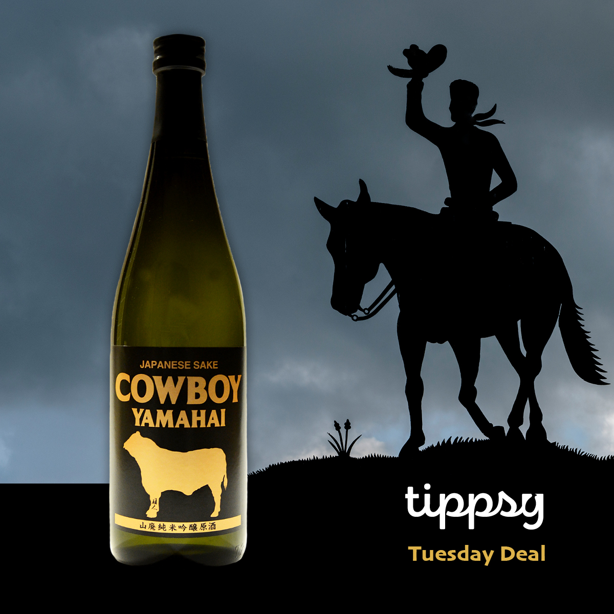 palateproject's tweet photo. Tippsy Tuesday Deal🤠🍶
Cowboy "Yamahai" - Sake made to be paired with meat 🍖
Use code COWBOY20 to get a 20% off this bottle until 11/1/2020!
#TippsyTuesday #tippsysake #Tippsy #deals #Tippsysakebox #sakebox #giftsake #giftsakebox #sake #japanesesake https://t.co/IkT7MzmnLd