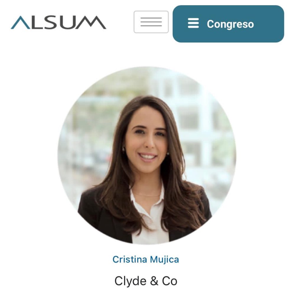 ClydeCoVzla's tweet photo. #28Oct || En muy breves minutos nuestra abogado @Cmujicaperret del Dpto. de Derecho Marítimo de nuestra Firma, estará dando su ponencia en la conferencia de la Asociación Latinoamericana de Seguros Marítimos #ALSUM. Pueden escucharla #EnVivo por aquí: https://t.co/wvOrAwXpXV https://t.co/qgKgE4EEO8