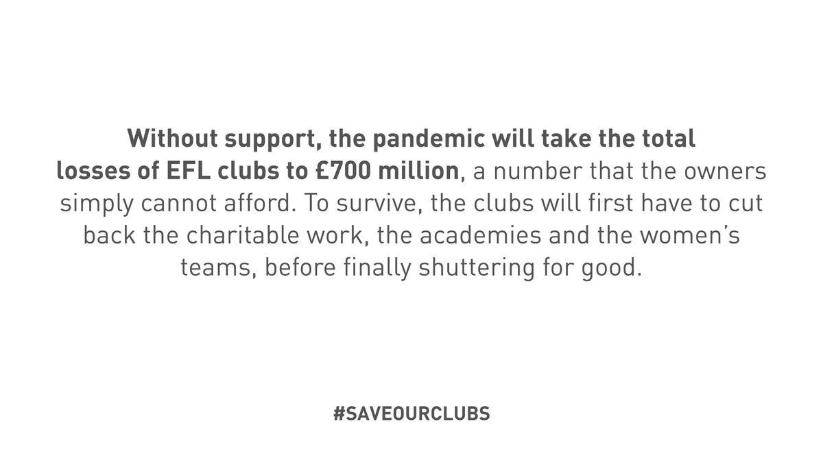 _SaveOurClubs's tweet image. What happens next is crucial.

#SaveOurClubs