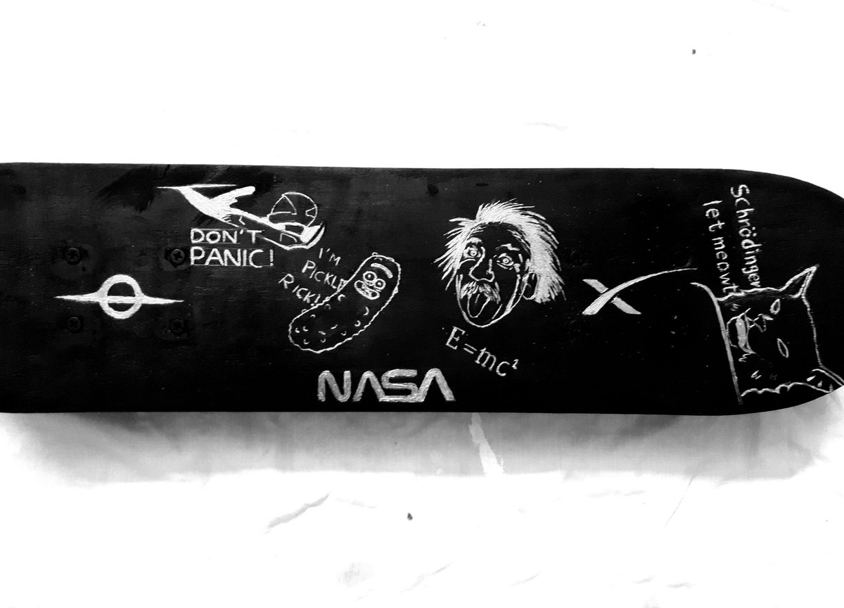 Turning an ugly old skate board into something beautiful,
What else should i add?