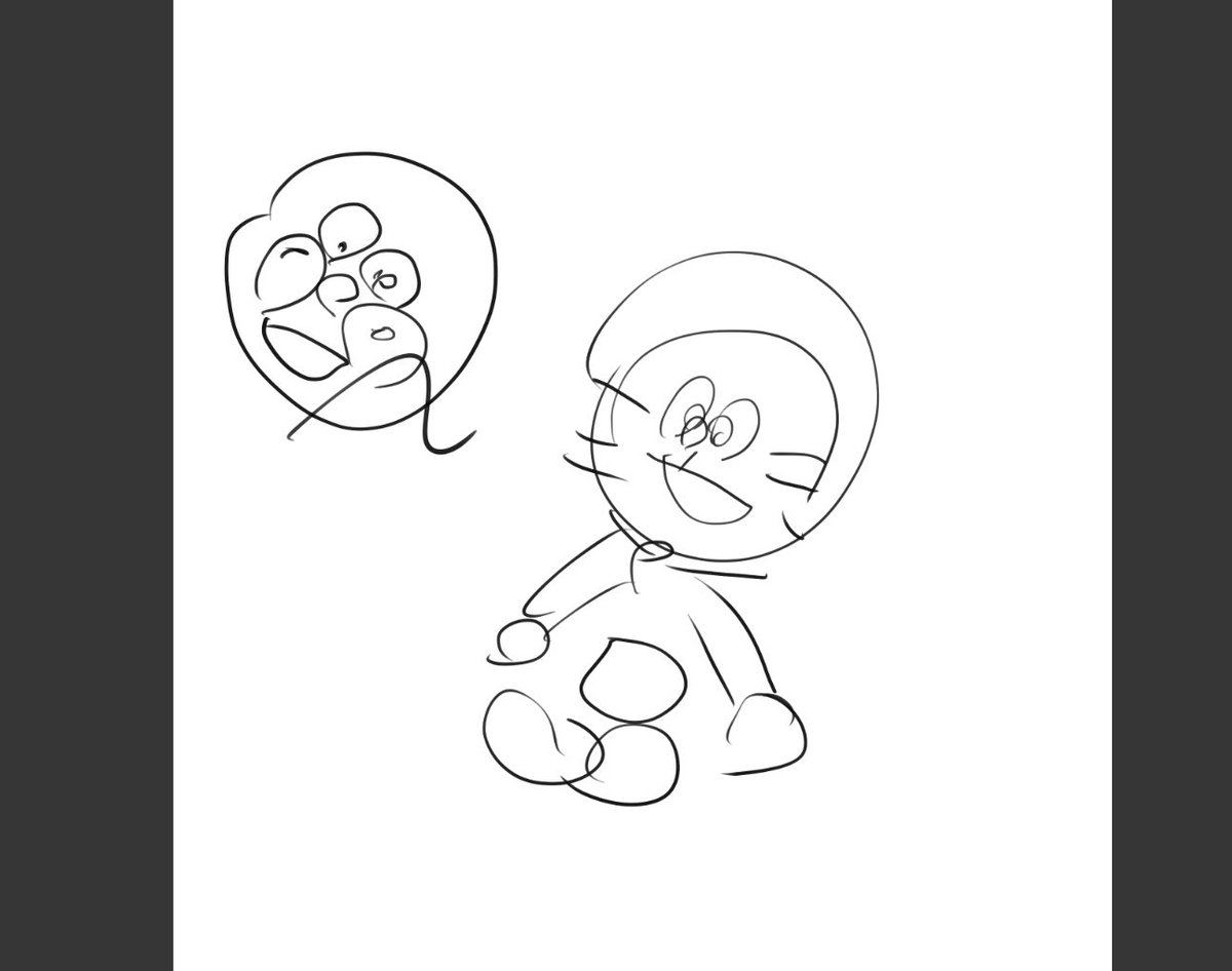 これお母さんが描いたドラえもんとあんぱんまん 