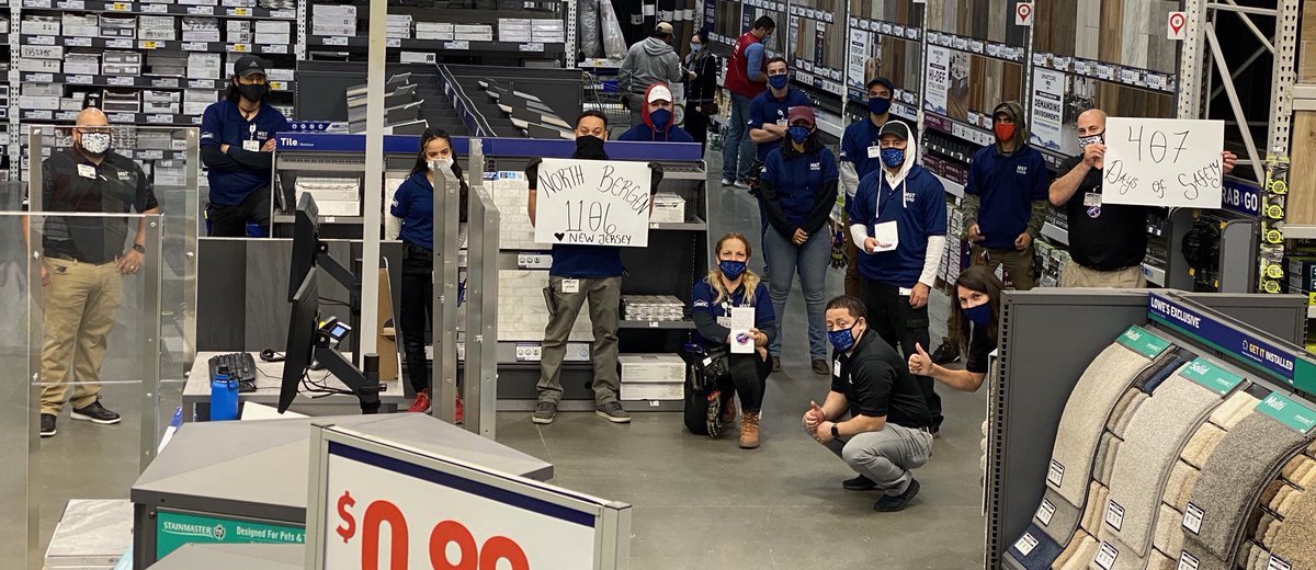 RobPetriello's tweet photo. Celebrating 407 days safe with Nina and the team in 1106 North Bergen NJ.  Awesome job working safe to Alex and team. https://t.co/e8C4v4yd6Z