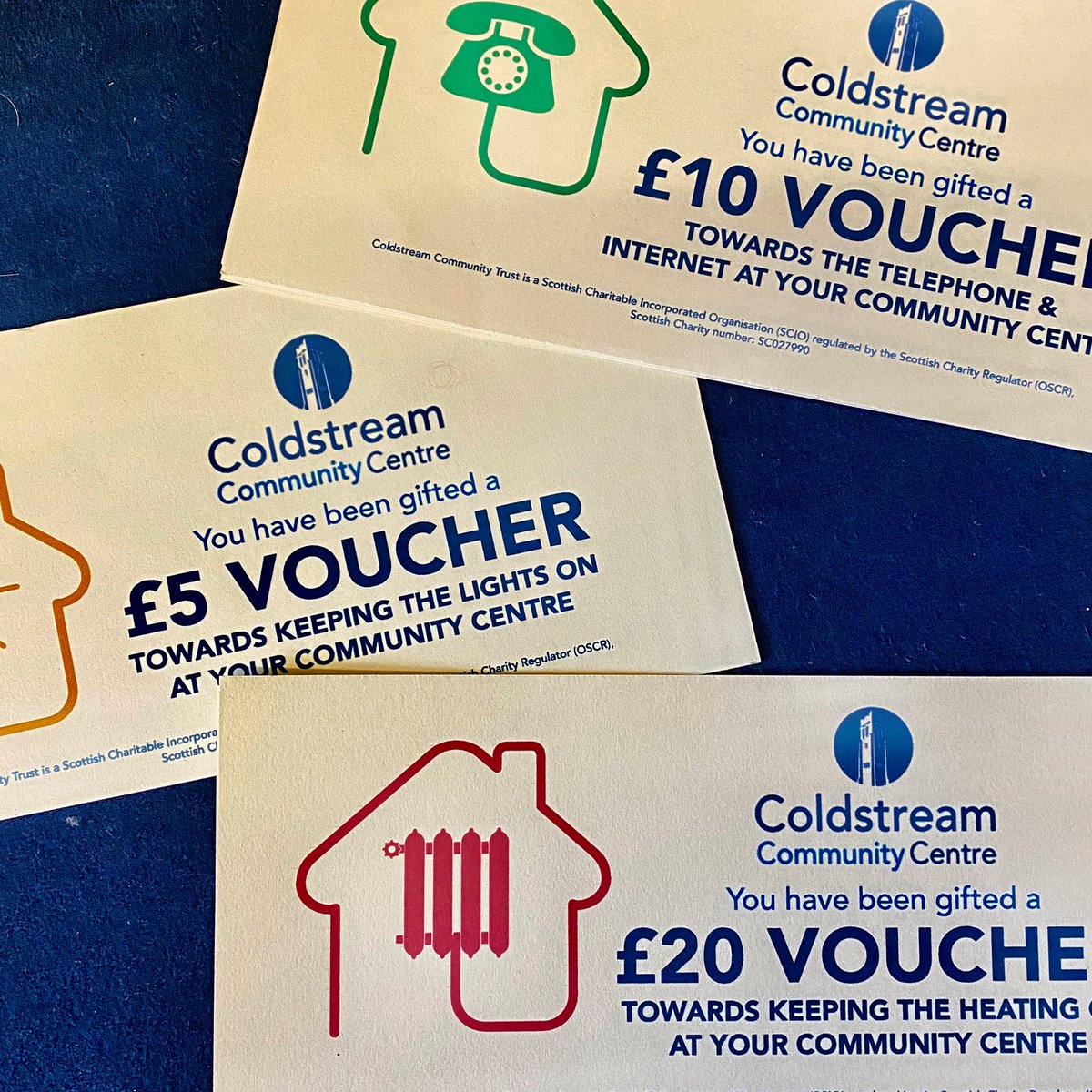 Start your Christmas shopping early without leaving the house by gifting someone a voucher towards the upkeep of the Centre, a unique gift &amp; something Coldstream will thank you for. Contact the Centre to buy any of the different vouchers.
#localcharity #perfectgift #shoplocal