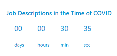 JDXpertbyHRTMS's tweet image. #compference20 Attendees! Just 30 minutes until the start of our session, Job Descriptions In The Time Of COVID. Don't miss it! @payscale #jobdescriptions #Covid #coronavirus
