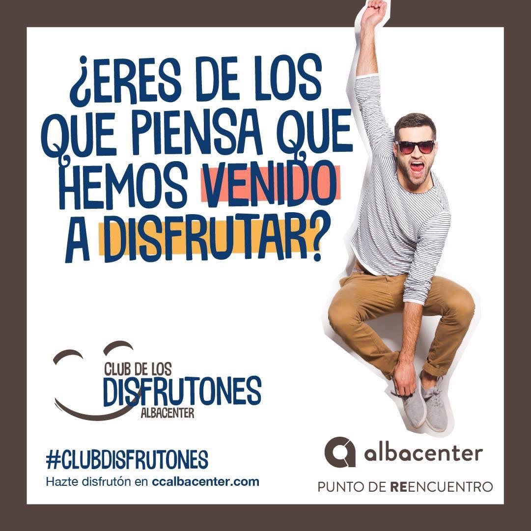 Tienes que ser muy de que te 🎁 regalen cosas, de que te gusten los descuentos, de aprovechar las ventajas para ser de nuestro Club. 

🤩 ¡Porque ser del #ClubdelosDisfrutones es ser muy tu! 

¡Hazte socio GRATIS aquí ▶ ccalbacenter.com/club-de-los-di…!

 #Albacete #AlbaceteMola
