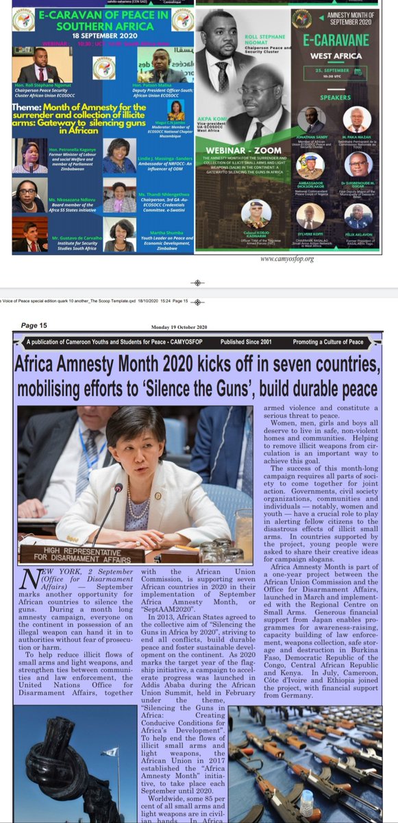 African Union-ECOSOCC Peace and Security Cluster tweet media