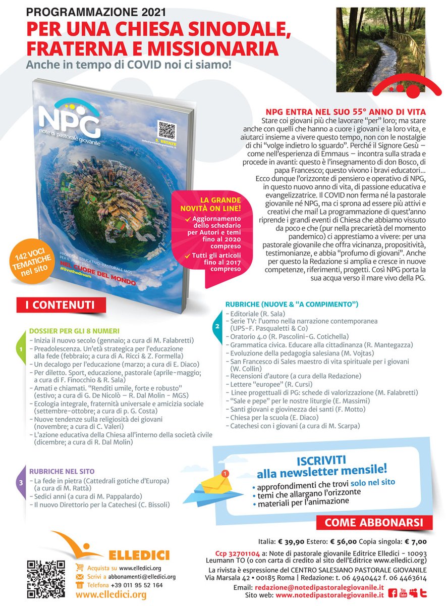 PROGRAMMAZIONE NPG 2021