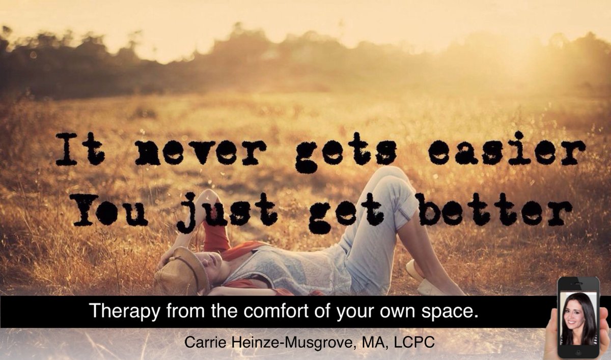 You get stronger. It doesn't necessarily get easier but YOU grow stronger and learn to deal with https://t.co/nTmNjAPUe1 #therapy https://t.co/dpll8r4MGi