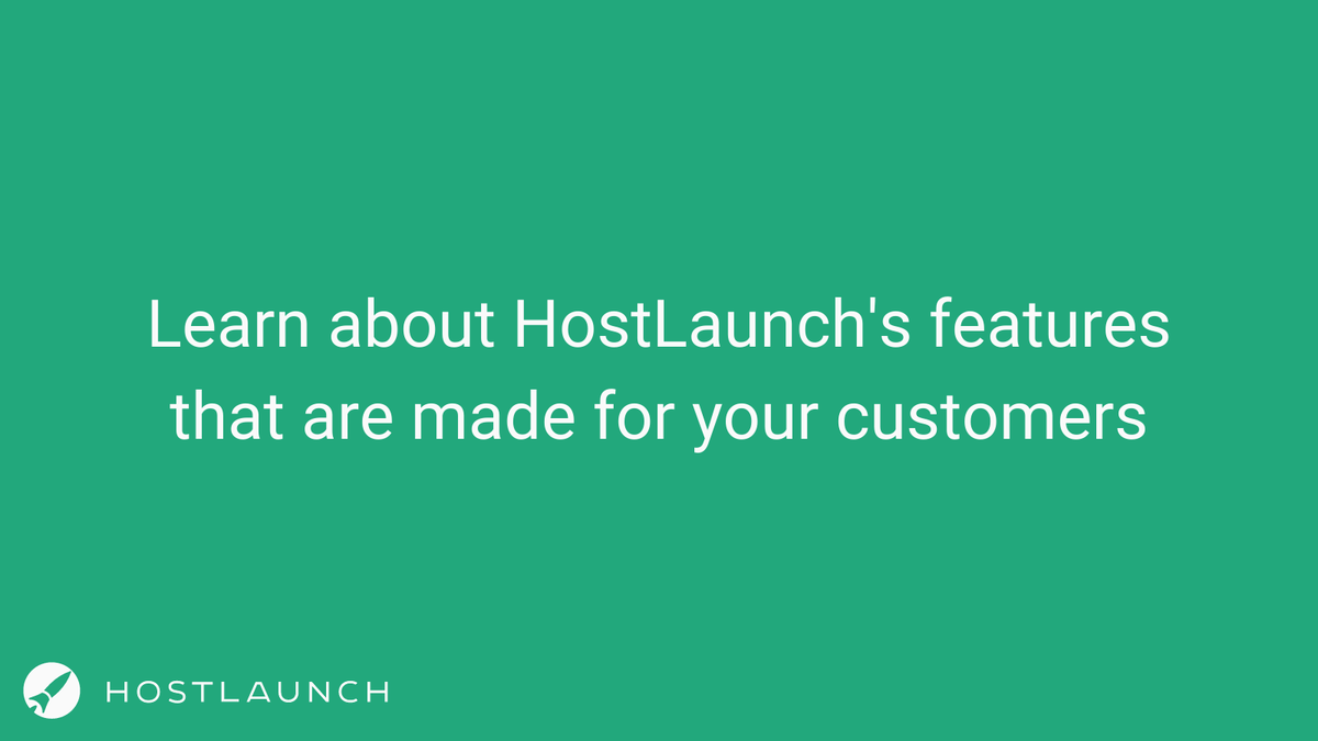 HostLaunchIO's tweet photo. Gain customers for life with the simple and clean interface and reliable technology that is HostLaunch. Find out about the features made for your customers here https://t.co/gtuhspAI02

#resellerhosting #entrepreneurs #businessideas #hostingcompany #onlinebusiness https://t.co/iTIaEleJlr